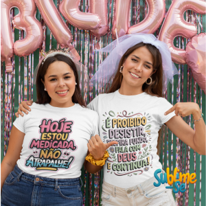 Camiseta Babylook Feminina 100% Algodão Fio Penteado